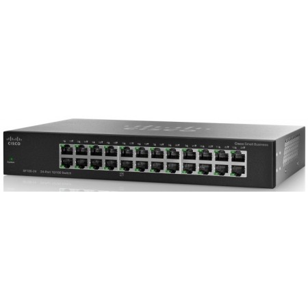 Коммутатор неуправляемый Cisco SF110-24 24-Port 10/100 Switch