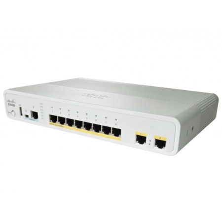 Коммутатор Cisco Catalyst 2960C Switch 8 FE, 2 x Dual Uplink, Lan Lite