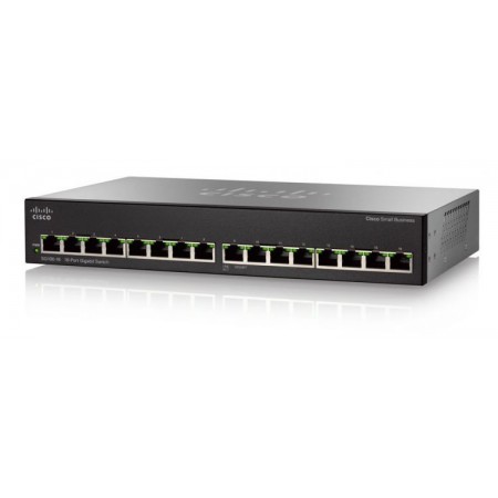 Коммутатор неуправляемый Cisco SG110-16 16-Port Gigabit Switch