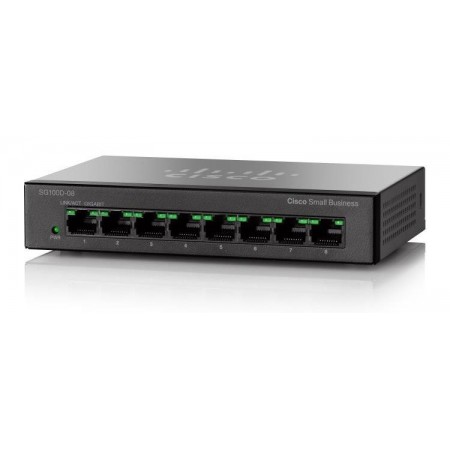 Коммутатор неуправляемый Cisco SG110D-08 8-Port Gigabit Desktop Switch