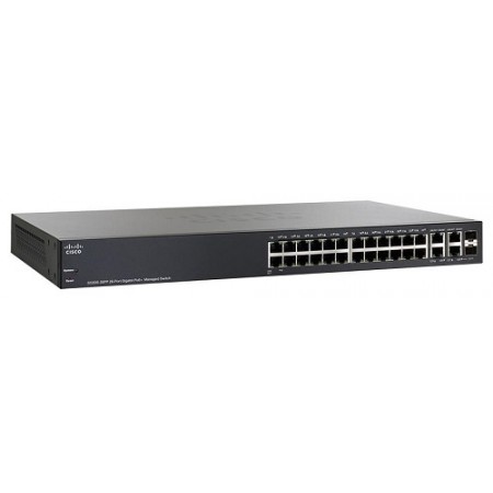 Коммутатор Cisco SG300-28PP 28-port Gigabit PoE+ Managed Switch