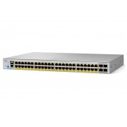 Коммутатор Cisco Catalyst 2960L 48 port GigE with PoE, 4 x 1G SFP, LAN Lite