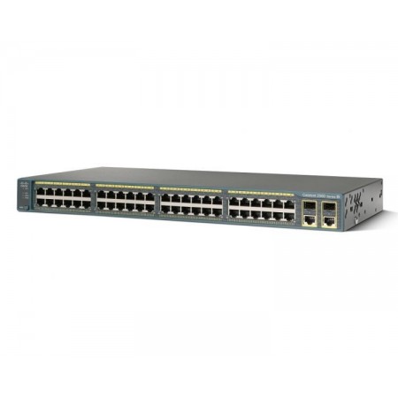 Коммутатор Cisco Catalyst 2960R Plus 48 10/100 + 2 T/SFP LAN Lite