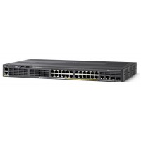 Коммутатор Cisco Catalyst 2960-X 24 GigE PoE 110W, 2xSFP + 2x1GBT, LAN Base