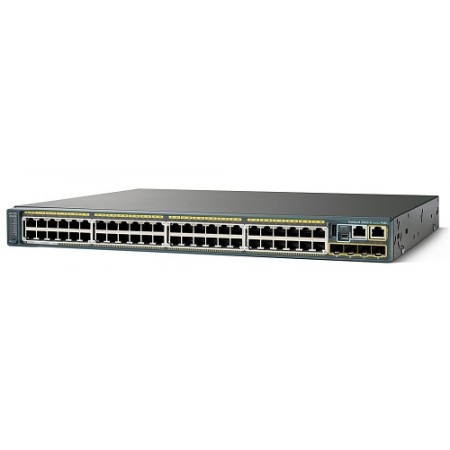 Коммутатор Cisco Catalyst 2960-X 48 GigE PoE 370W, 2 x 10G SFP+ LAN Base, mfg in Russia