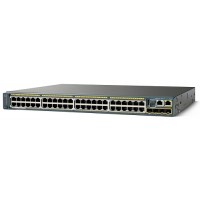 Коммутатор Cisco Catalyst 2960-X 48 GigE PoE 740W, 2 x 10G SFP+, LAN Base, mfg inRussia