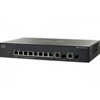 Коммутатор управляемый Cisco SG350-10 10-port Gigabit Managed Switch