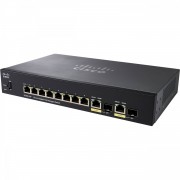 Коммутатор управляемый Cisco SG350-10MP 10-port Gigabit POE Managed Switch