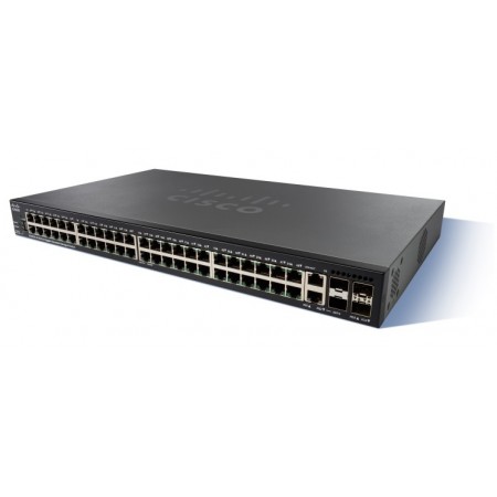 Коммутатор Cisco SG350X-48 48-port Gigabit Stackable Switch