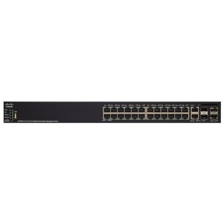 Коммутатор Cisco SG550X-24 24-port Gigabit Stackable Switch