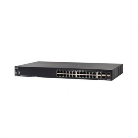 Коммутатор Cisco SG550X-24P 24-port Gigabit PoE Stackable Switch