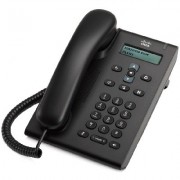 Проводной IP-телефон Cisco Unified SIP Phone 3905, Charcoal, Standard Handset